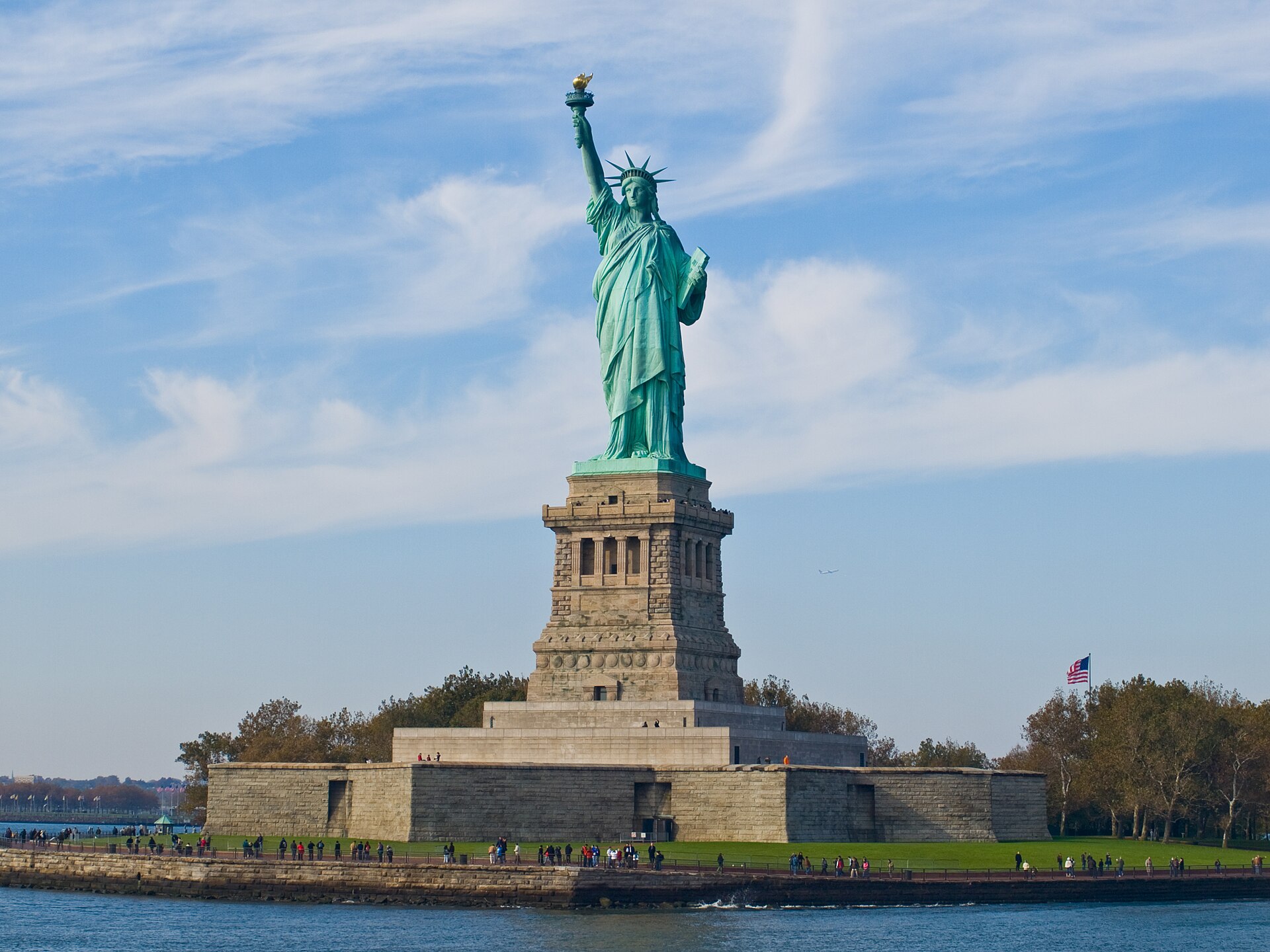 Statue of Liberty in New York Harbor